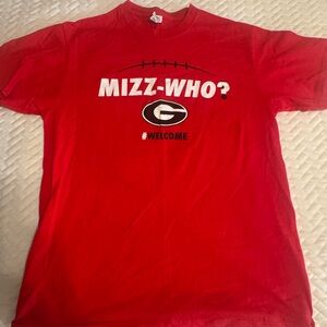 Red GraphicGeorgia bulldog unisex  Men's T-Shirt